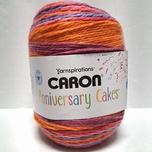 Caron Aniverary Cakes Yarn Fuchsia Fusion NWT